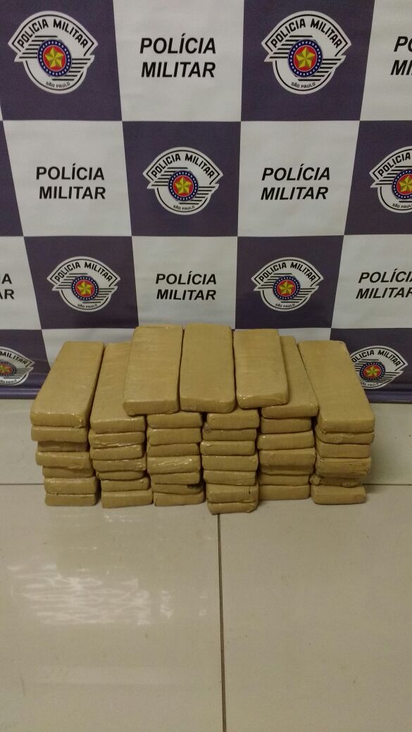 Polícia Rodoviária apreende 25 quilos de maconha em ônibus vindo do