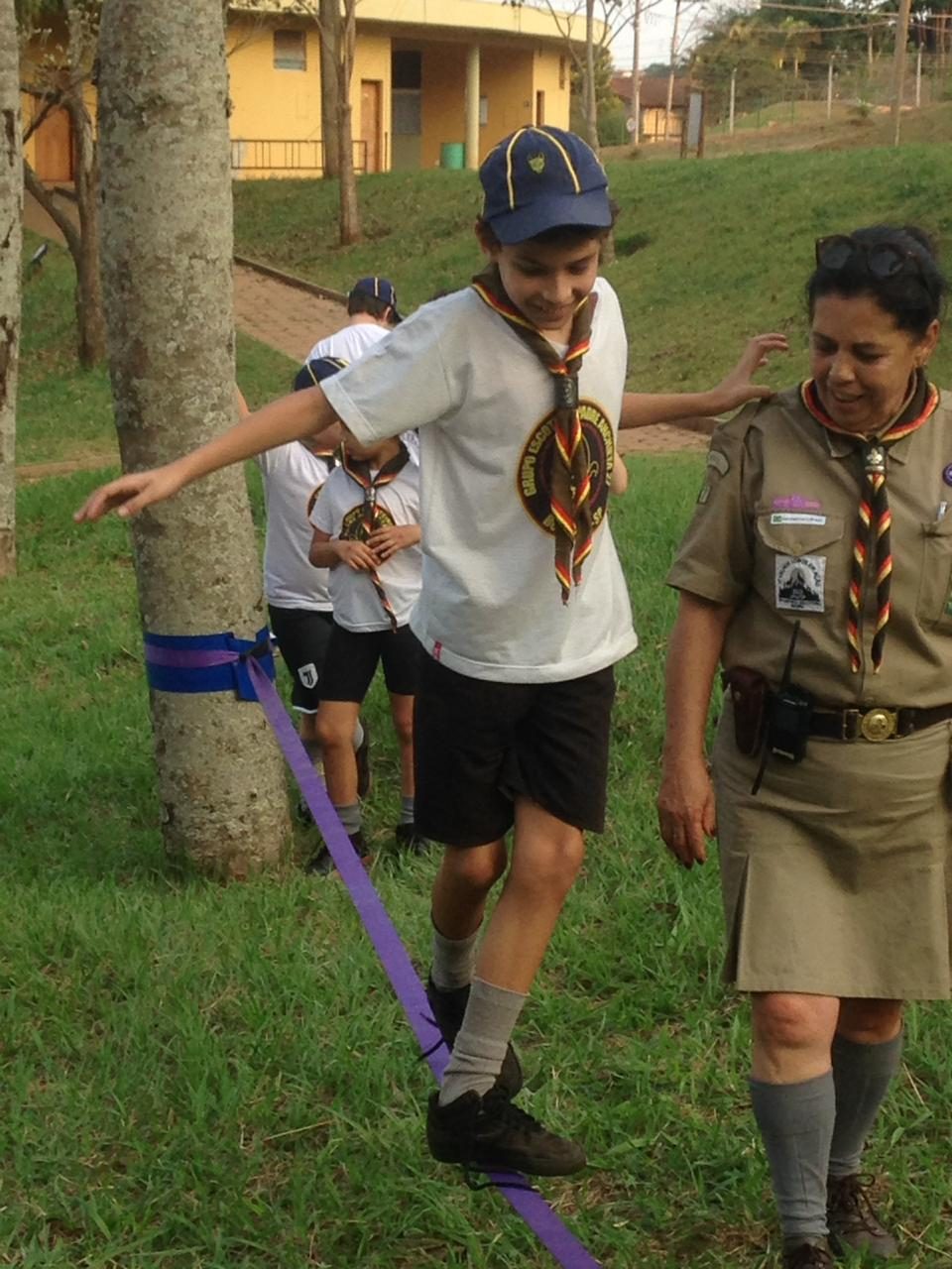 Grupo Escoteiro Padre Anchieta Faz Acampamento No Parque Municipal De