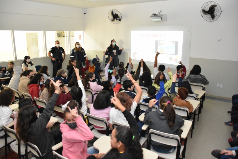 GCM E SAMU Realizam Ciclo De Palestras Em Escolas Municipais Jornal