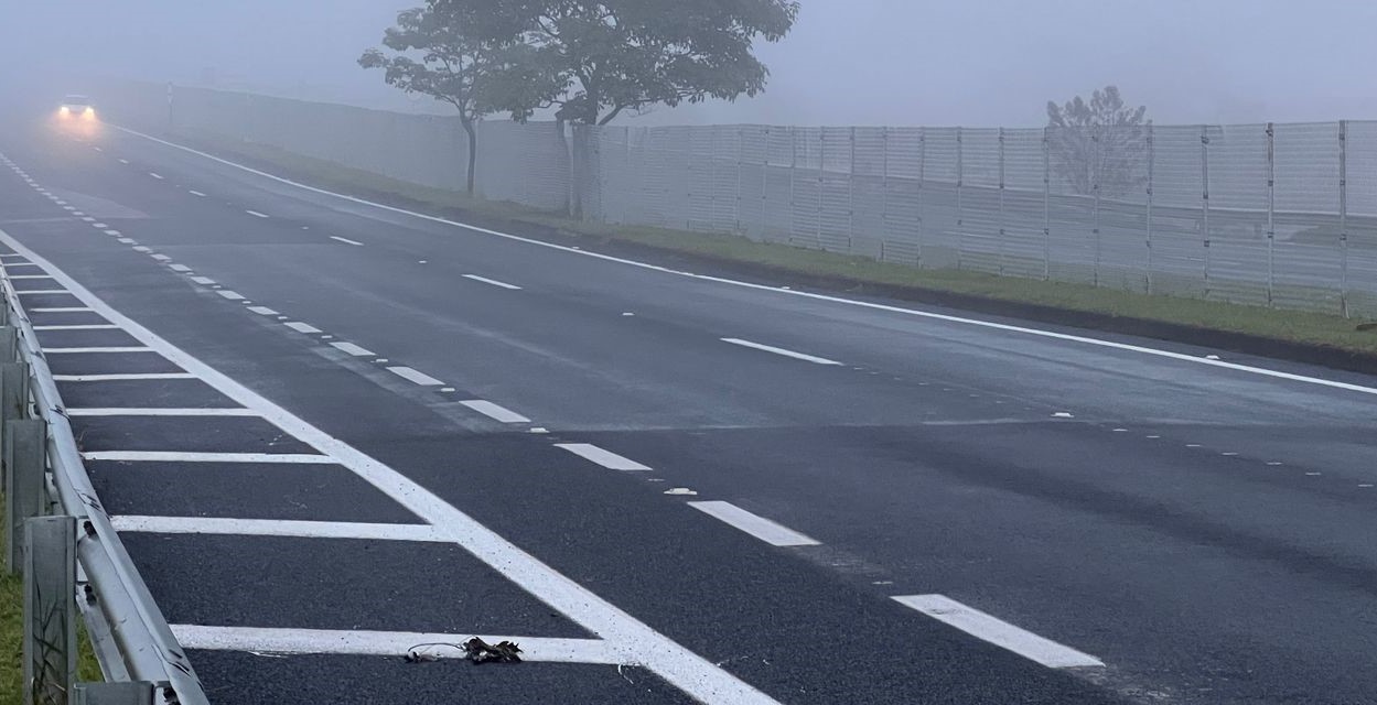 Atenção motorista neblina prejudica visibilidade nas estradas que