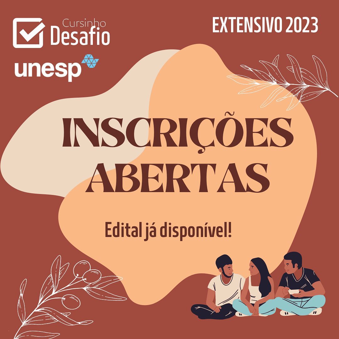 Cursinho Desafio está inscrições abertas para seu processo seletivo