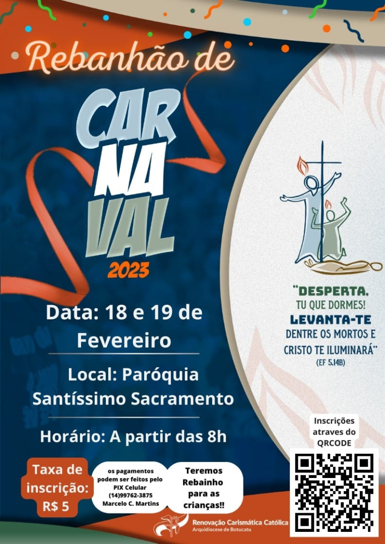 Rcc De Botucatu Far Rebanh O De Carnaval Nos Dias E De