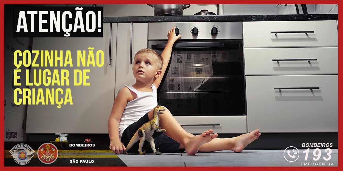 Bombeiros fazem campanha de prevenção sobre acidentes domésticos