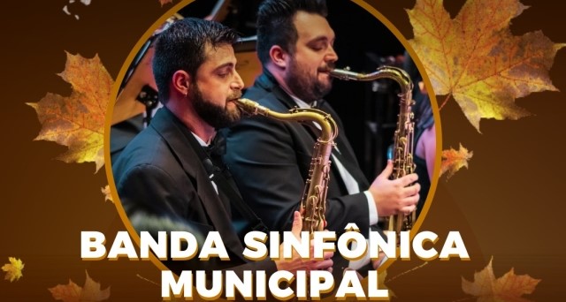 Banda Sinfônica Municipal fará apresentação no Festival de Inverno de