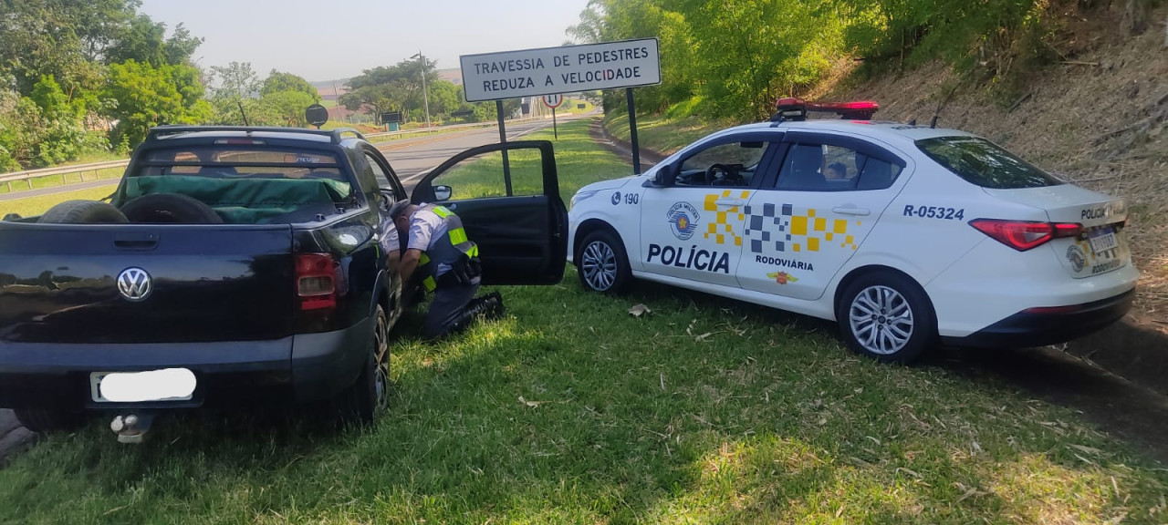 Polícia Rodoviária prende casal por adulteração de elemento