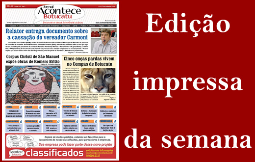 Já nas bancas a edição impressa da semana