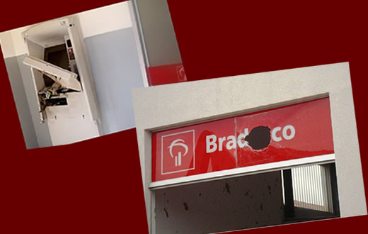 Quadrilha explode caixas eletrônicos em Pardinho