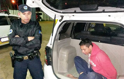 GCM prende rapaz que furtou TV de 40 polegadas