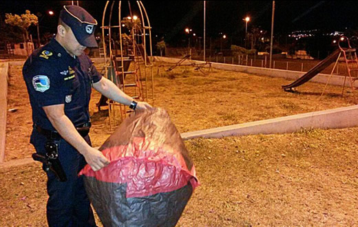Moradores denunciam  grupo que pretendia soltar balão