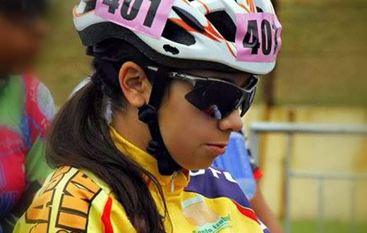 Larissa Brasa vai disputar brasileiro de MTB