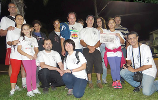 Aventureiros do túnel desbravam o Morro Vermelho