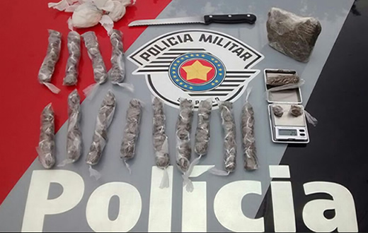 Polícia desmonta fábrica de droga no Jardim Monte Mor