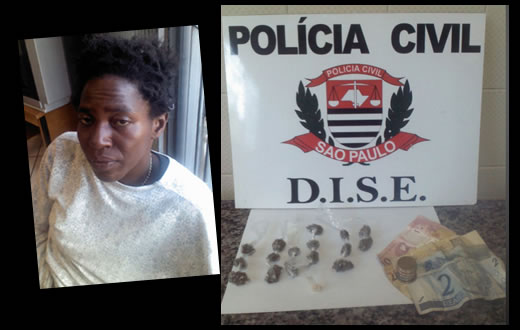 Mulher grávida é presa por crime de tráfico