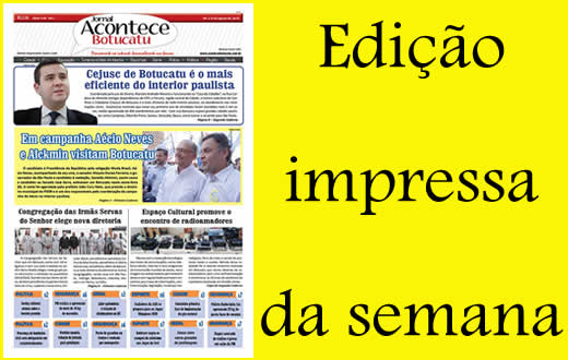 Confira a capa da edição impressa da semana