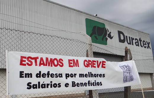 Duratex se manifesta sobre a greve dos funcionários