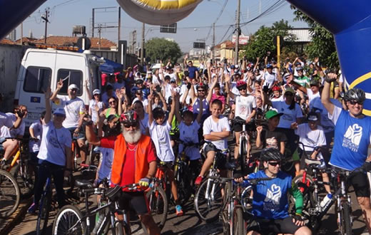 300 pessoas participam de passeio ciclistico da GCM