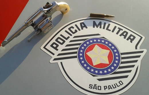 PM faz apreensão de arma de fogo em Rubião Júnior