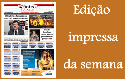 Confira a capa da edição impressa desta semana