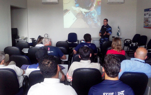 Ambiental da GCM ministra palestra na CPFL