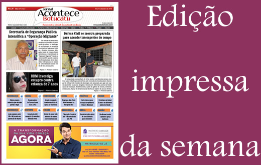 Confira a capa da edição impressa desta semana