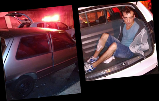 Polícia Militar prende autor de furto de CD de automóvel