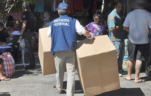 Camelódromo é fiscalizado pela Polícia Federal