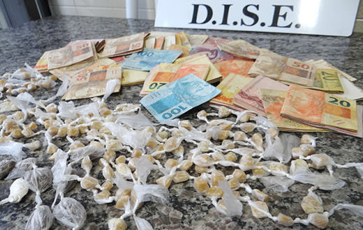 DISE apreende 174 pedras de crack no Jardim Ciranda