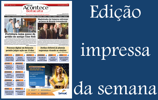 Confira a capa da edição impressa desta semana