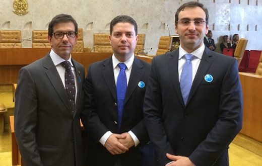 Magistrados estiveram na posse de Lewandowski