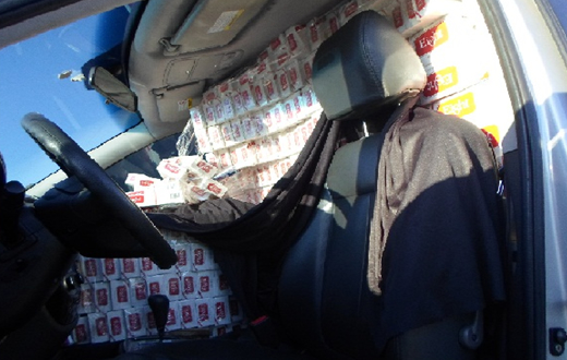 TOR apreende 26.860 maços de cigarros em Itatinga