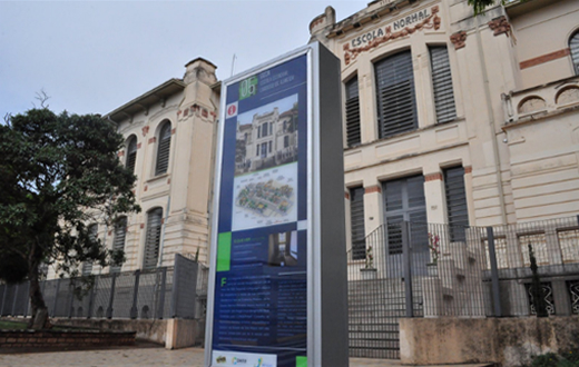 Turismo instala totens no Centro Histórico da Cidade