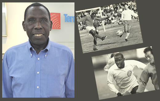 Botucatuense foi o primeiro  jogador negro a atuar no Japão