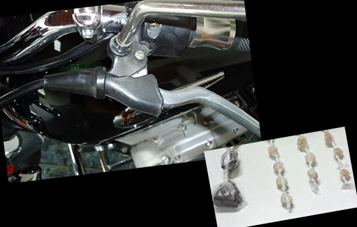 Motoqueiro é indiciado em crime de tráfico de drogas