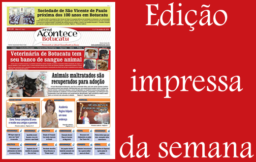 Confira a capa da edição impressa desta semana
