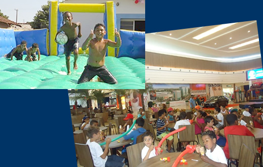 Projeto proporciona um dia especial para crianças