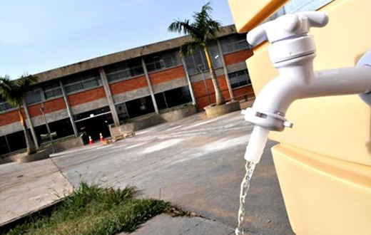 Escolas apostam em novo sistema para reuso da água