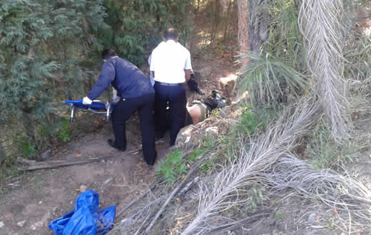 PM atende caso de encontro de cadáver em Rubião Junior