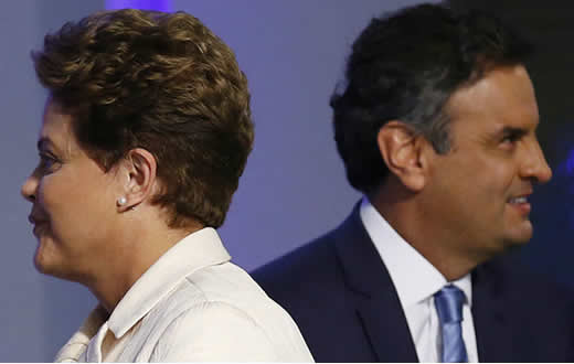 Dilma e Aécio disputam o voto do eleitorado brasileiro