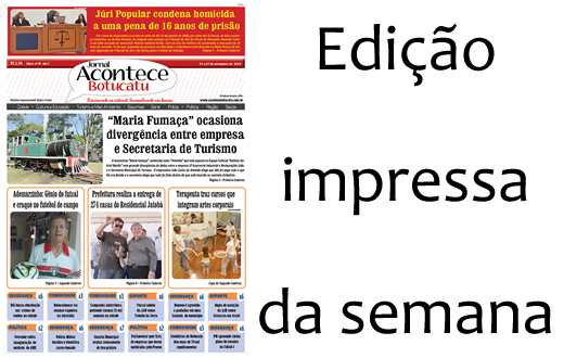 Confira a capa da edição impressa desta semana