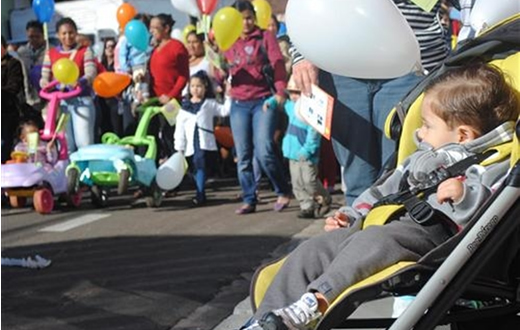 Passeio dos Bebês movimenta Avenida Dom Lúcio