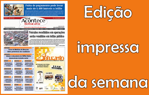 Confira a capa da edição impressa desta semana