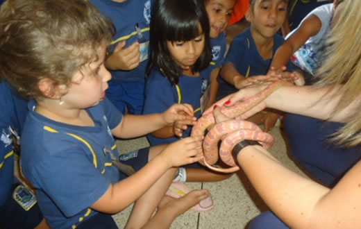 Alunos da Educação Infantil visitam o Cevap