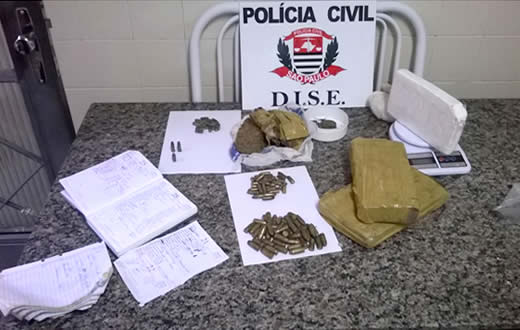 DISE apreende 3kg de maconha e 1kg de cocaína