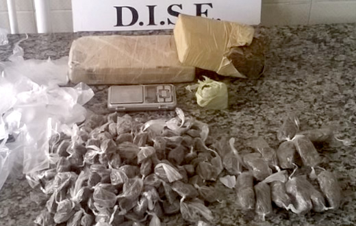 DISE apreende mais de 1,9 kg de maconha em operação
