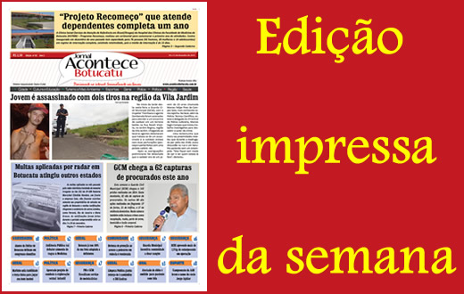Confira a capa da edição impressa desta semana