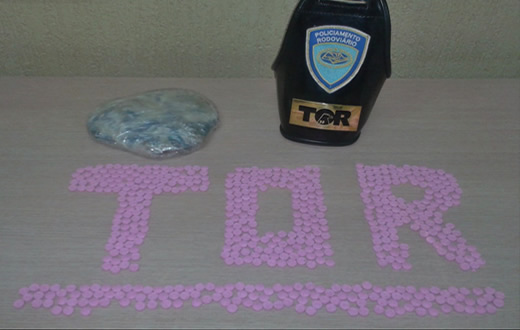 TOR prende homem com ecstasy e haxixe em Itatinga