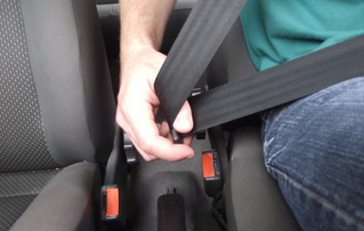 Campanha para uso do cinto de segurança é reforçada