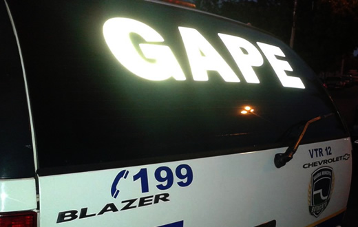 Gape atende esfaqueamento no Santa Maria I