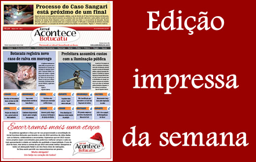 Confira a capa da edição impressa desta semana