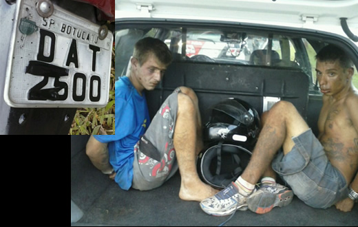 Dupla em moto acaba indiciada em crime de tráfico